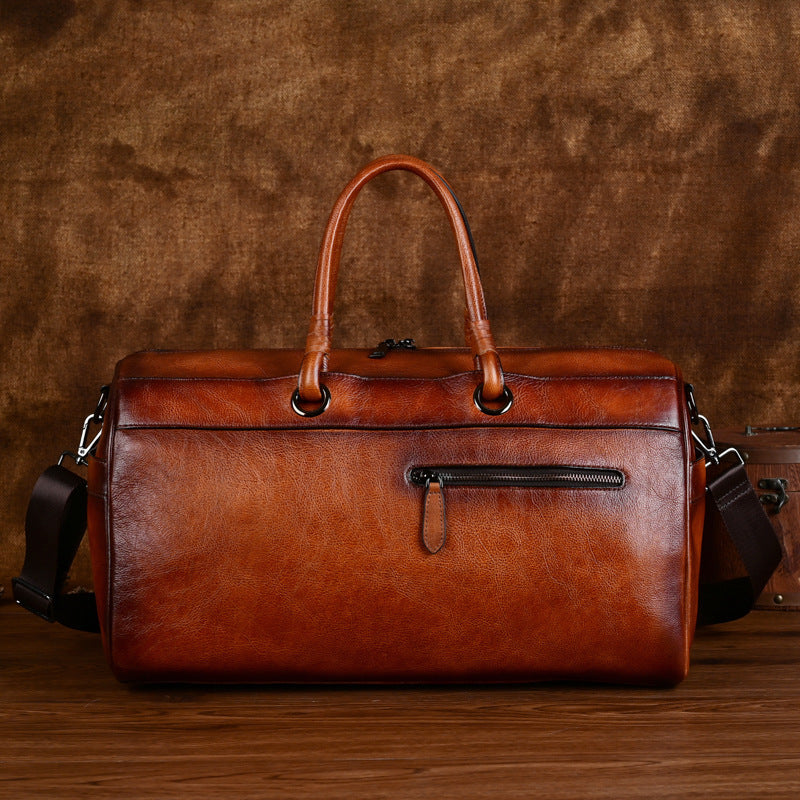 Retro Top Layer Handmade  Leather Bag