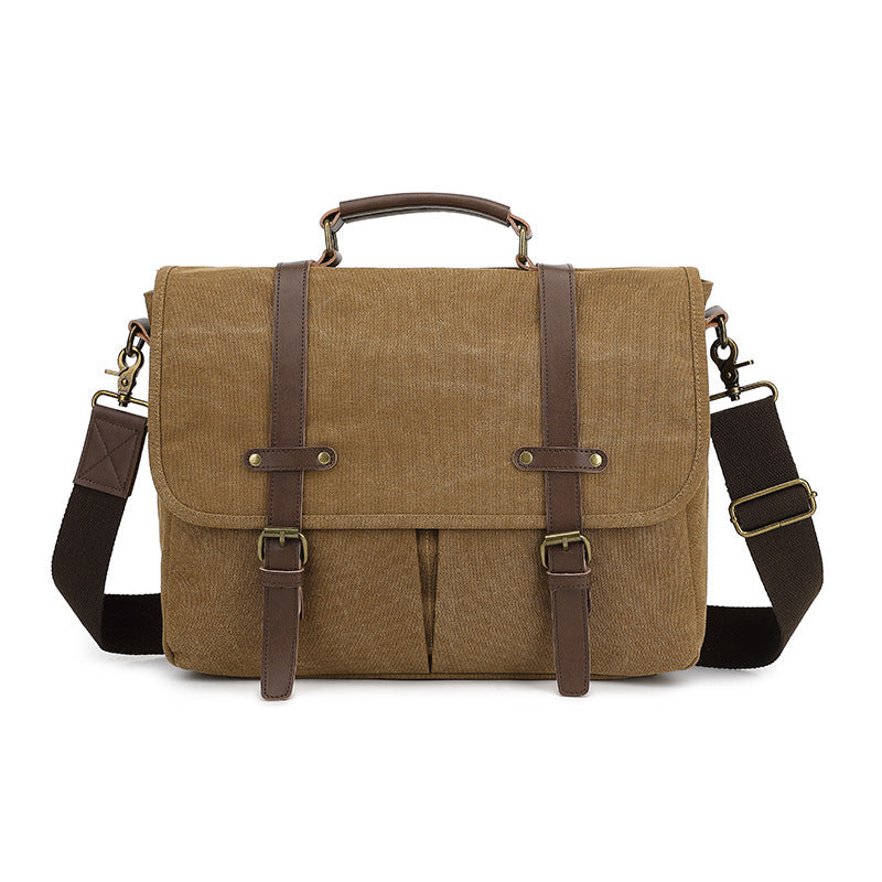 Retro Canvas Men's One Shoulder Satchel