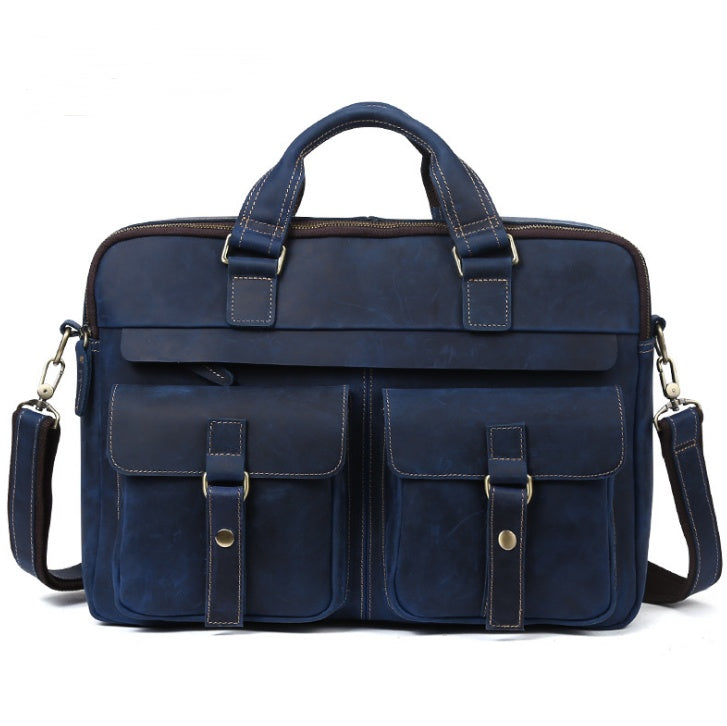 Retro Cowhide Business Bag
