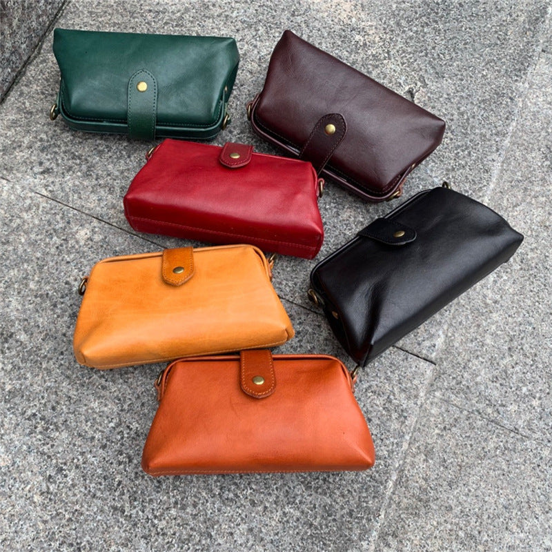 Retro Leather Clementine Purse