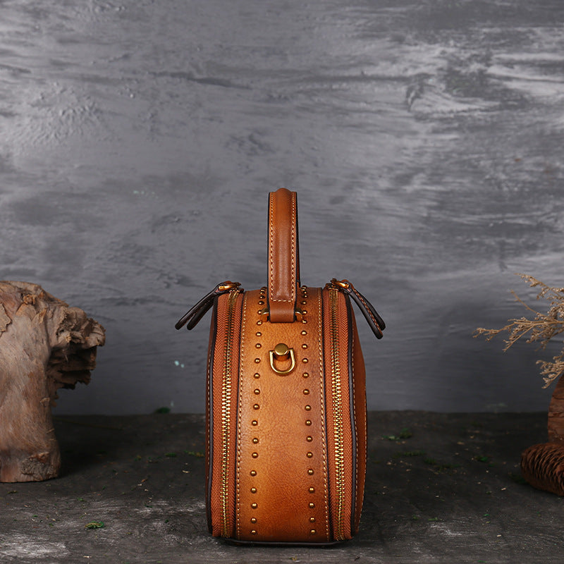 Retro Vintage Leather Handbag