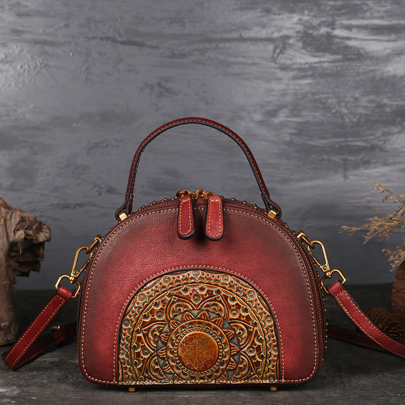 Retro Vintage Leather Handbag