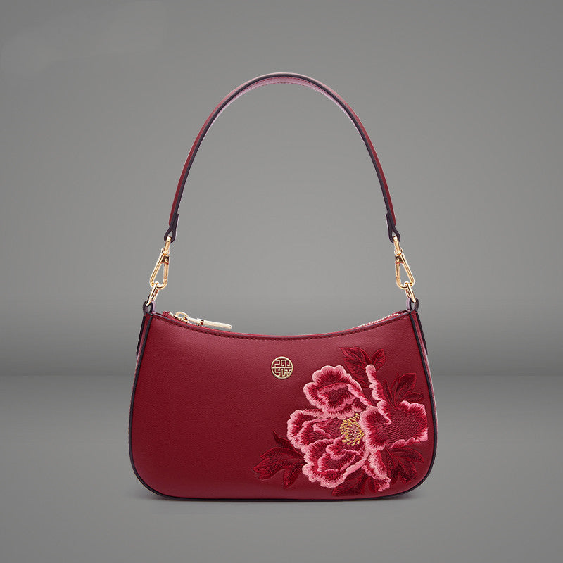 Retro Mid-autumn Festival Messenger Bag for Women