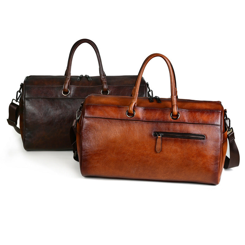 Retro Top Layer Handmade  Leather Bag
