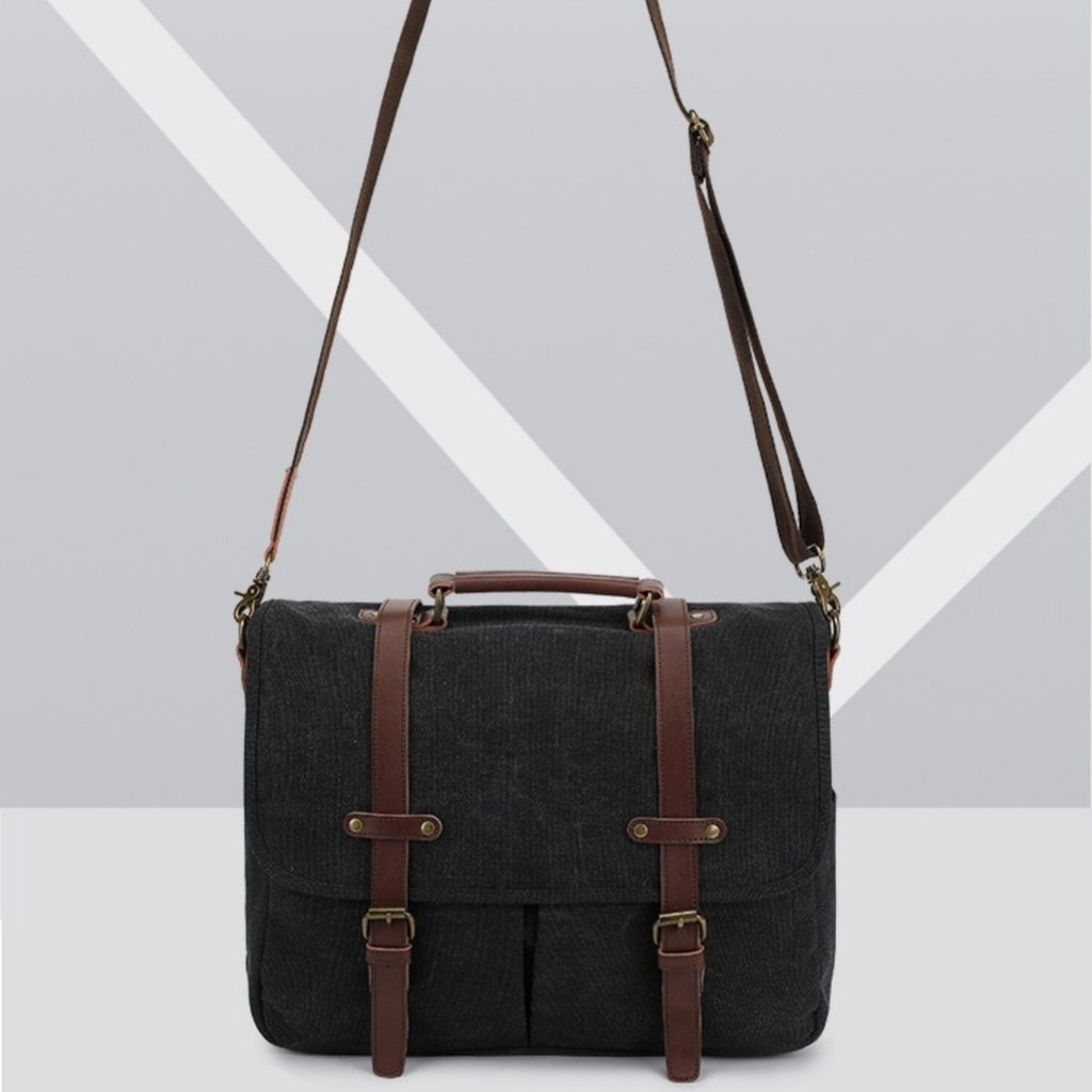 Retro Canvas Men's One Shoulder Satchel