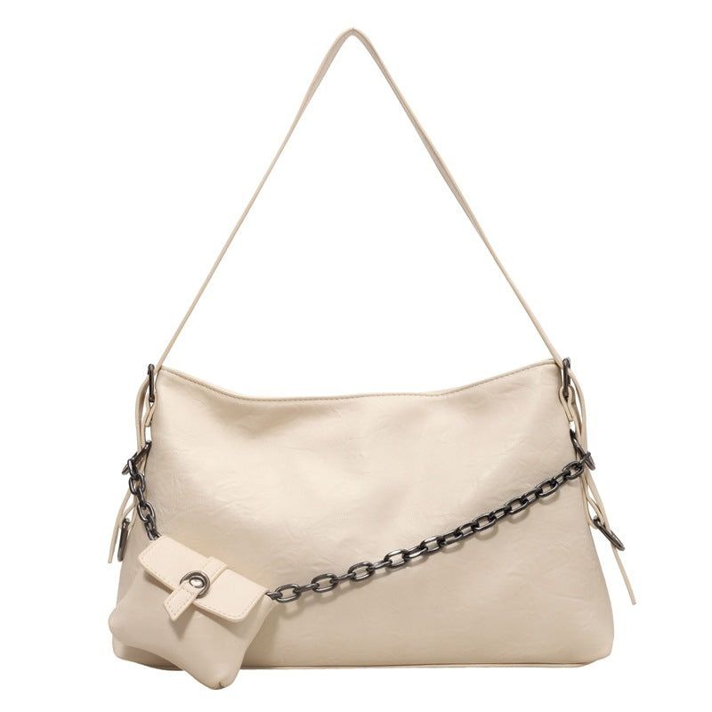 Retro Women's Bags With Small Wallet and Chain