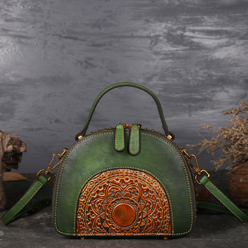 Retro Vintage Leather Handbag