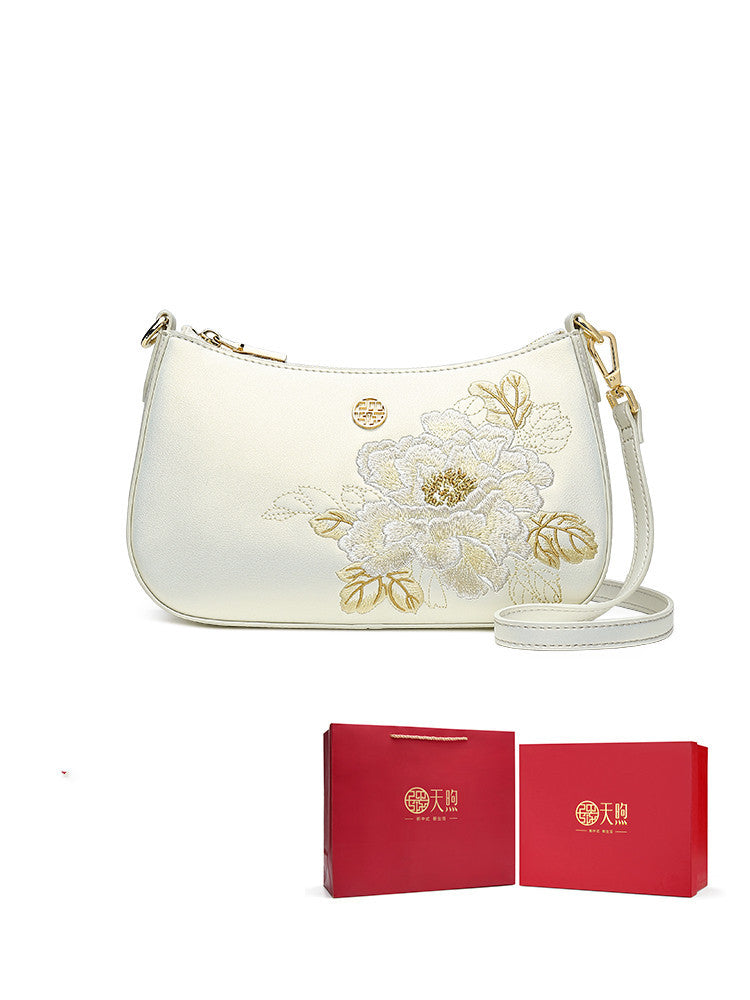 Retro Mid-autumn Festival Messenger Bag for Women