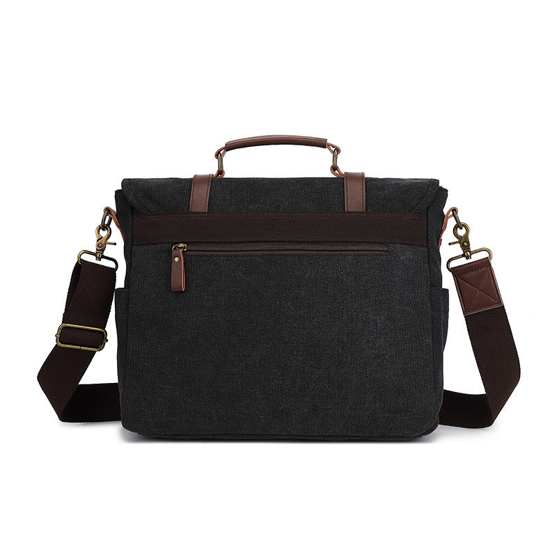 Retro Canvas Men's One Shoulder Satchel