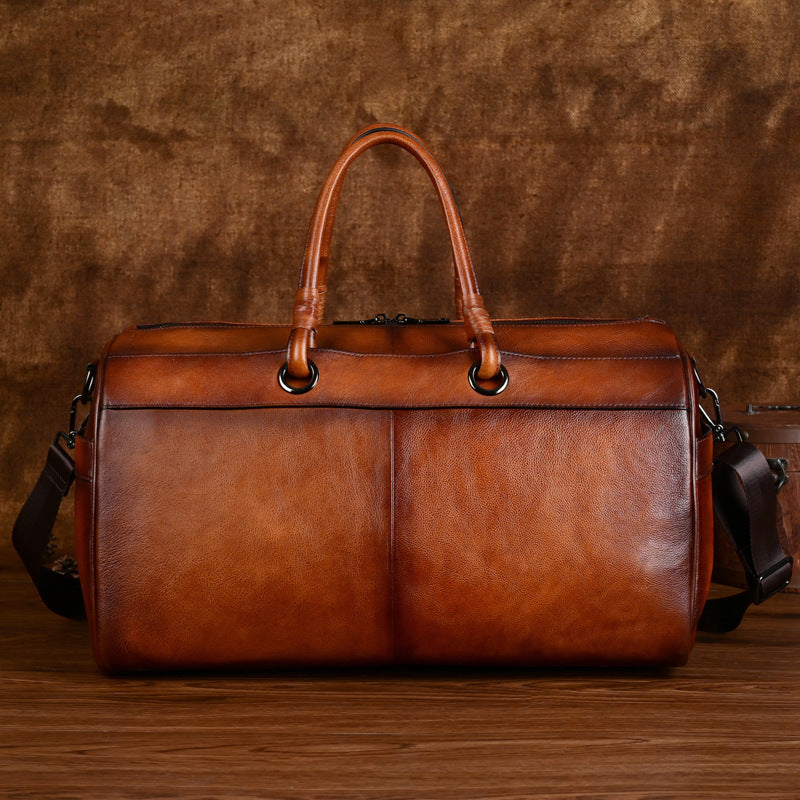 Retro Top Layer Handmade  Leather Bag