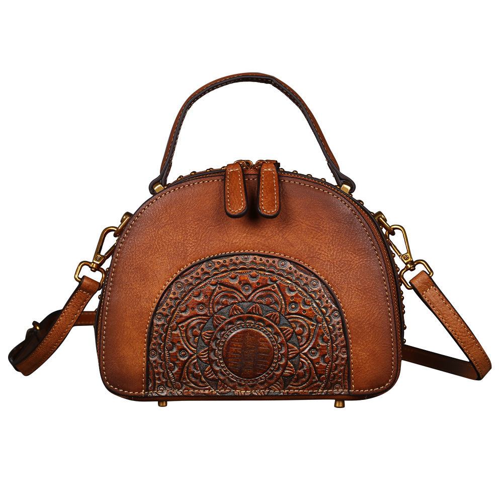 Retro Vintage Leather Handbag