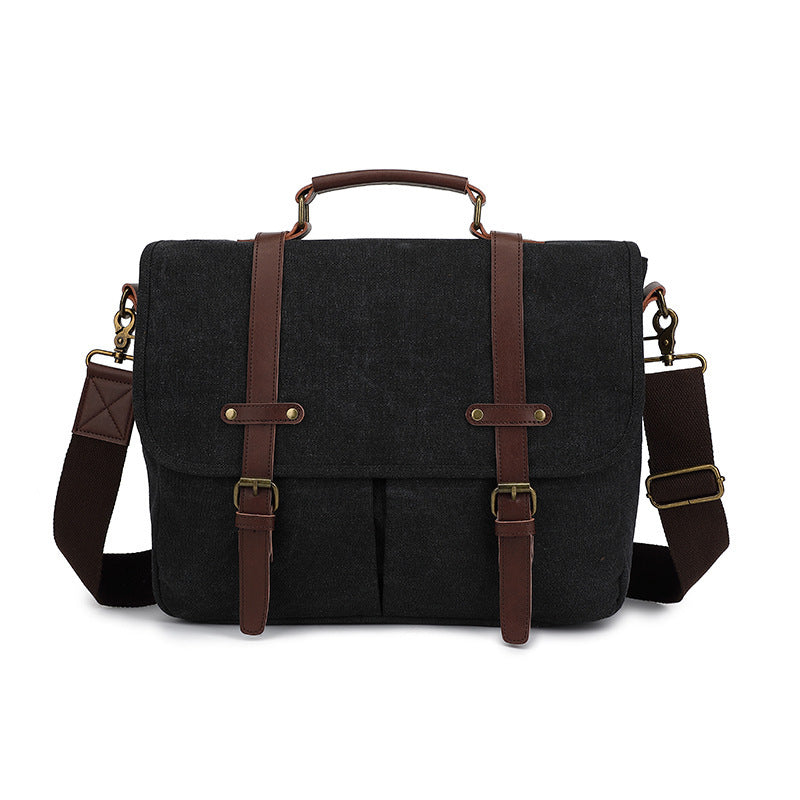 Retro Canvas Men's One Shoulder Satchel