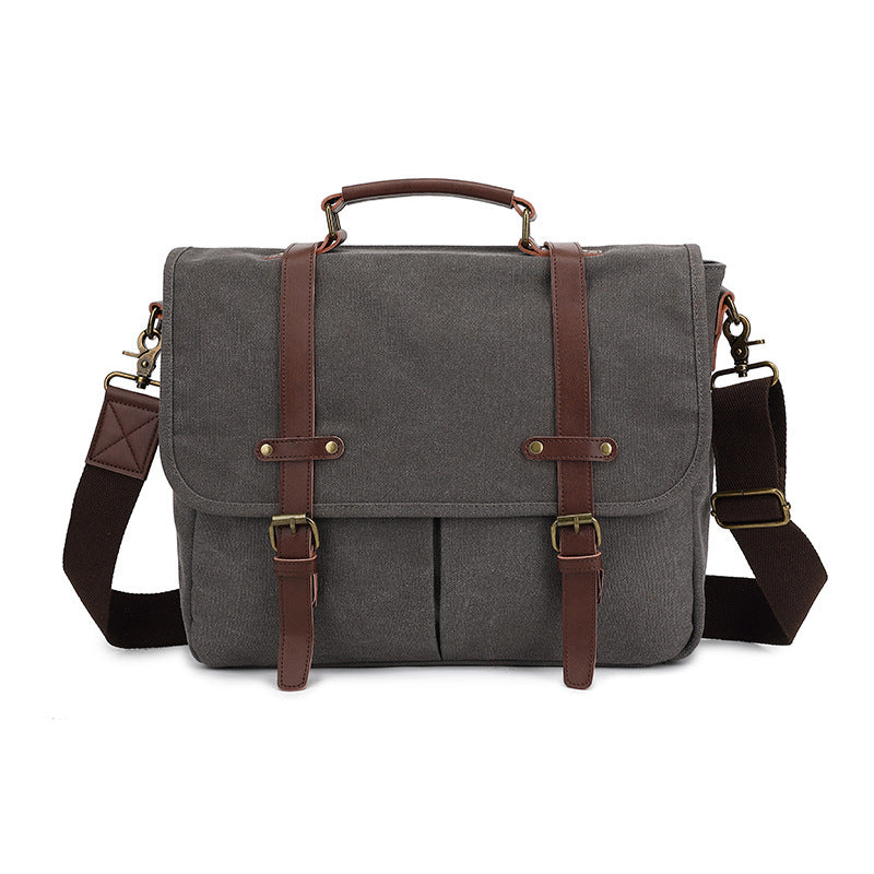 Retro Canvas Men's One Shoulder Satchel